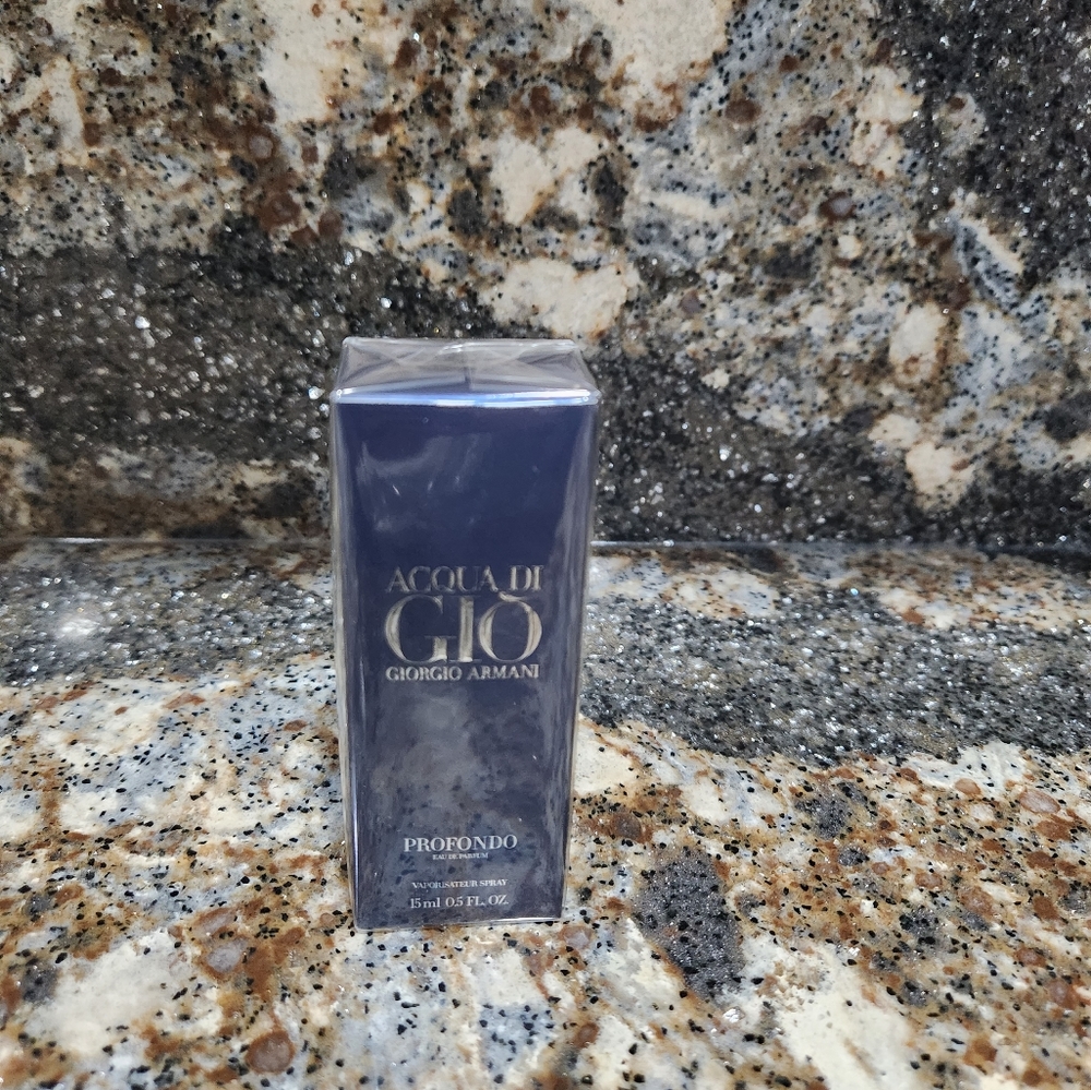 NIB Armani Acqua di Giò Profondo Eau de Parfum 15ML/0.5 FL OZ NEW